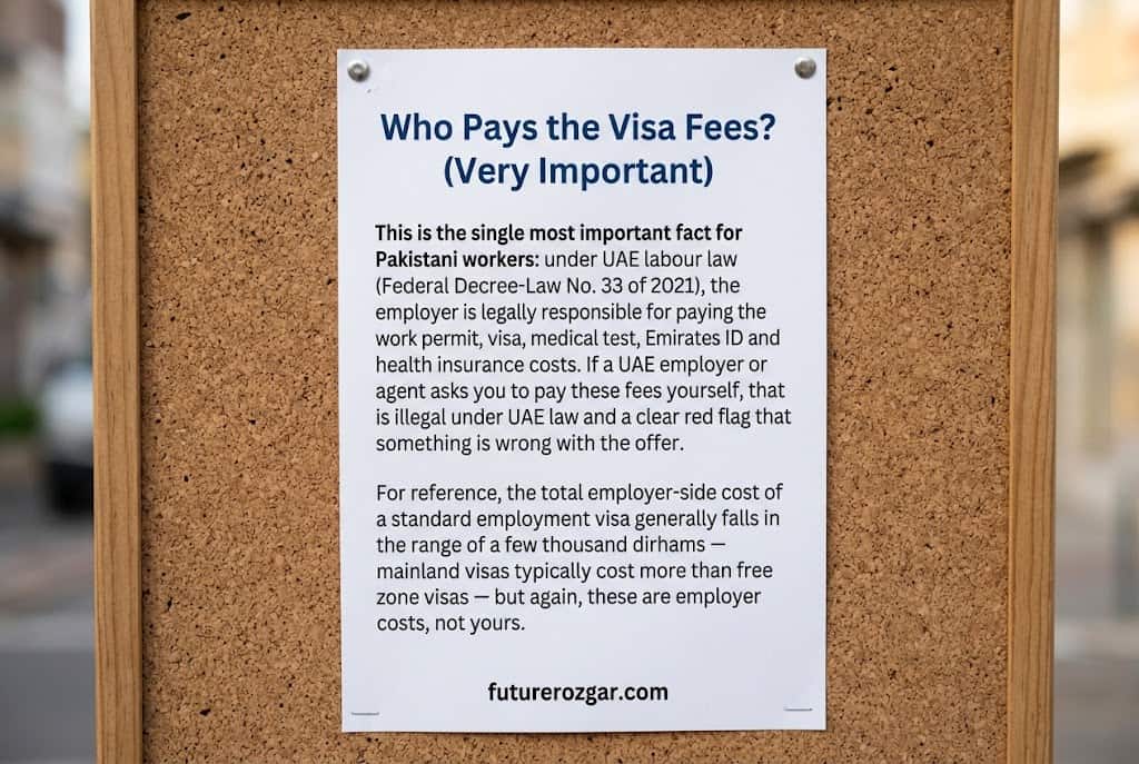 uae work visa for pakistanis