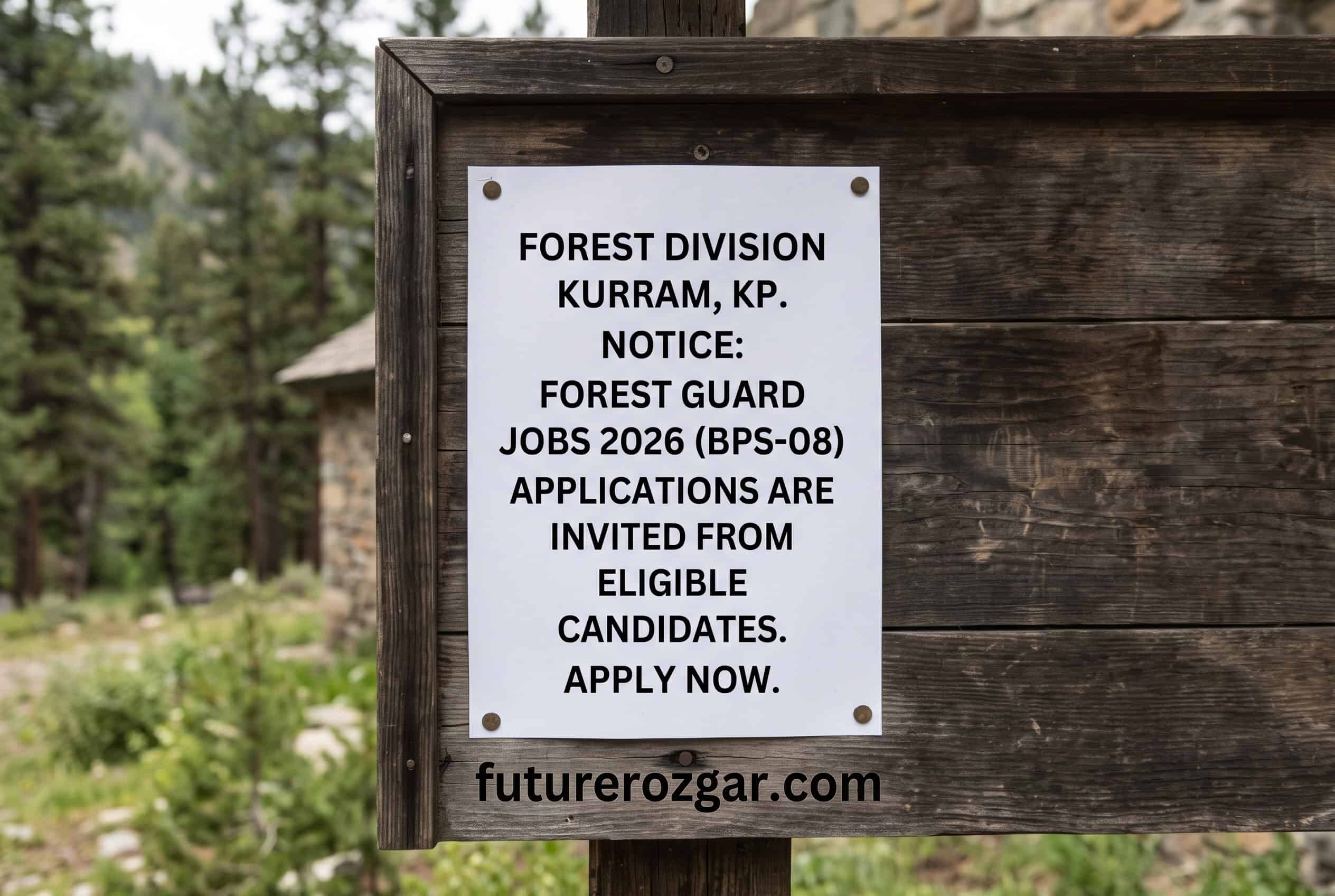 Kurram Forest Guard Jobs 2026
