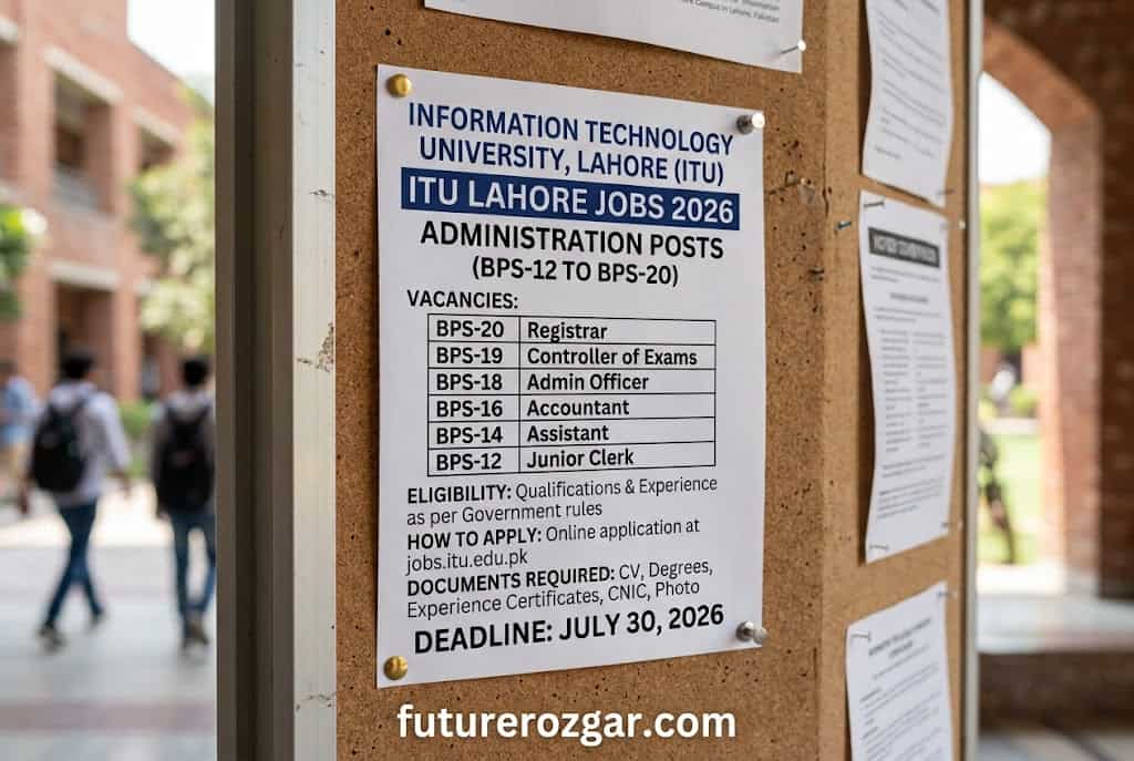 ITU Lahore Jobs 2026