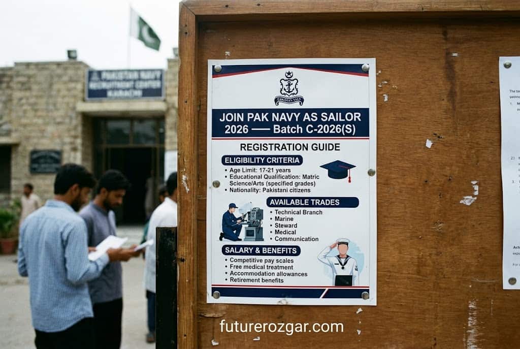 Join Pak Navy as Sailor 2026