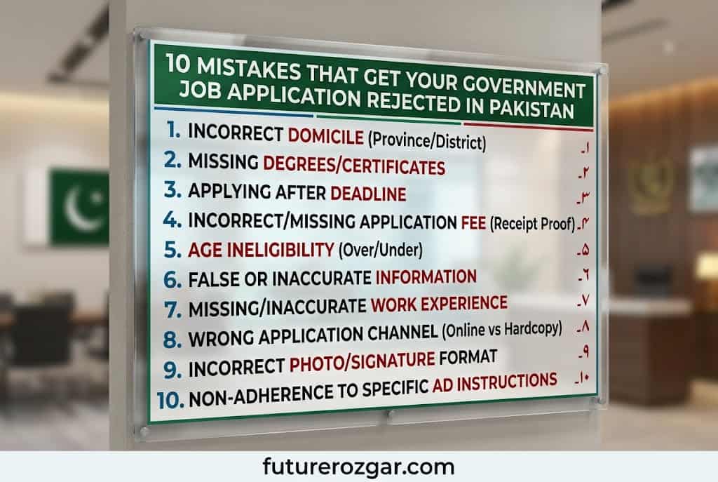 Government Job Application Mistakes
