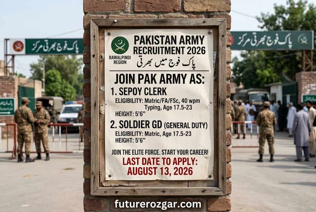 Pak Army Sepoy Clerk Jobs 2026