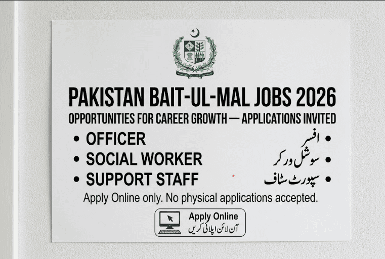 Pakistan Bait-ul-Mal Jobs 2026