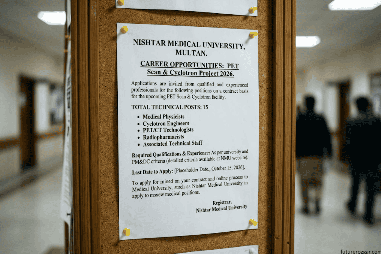 Nishtar PET Scan and Cyclotron Jobs 2026