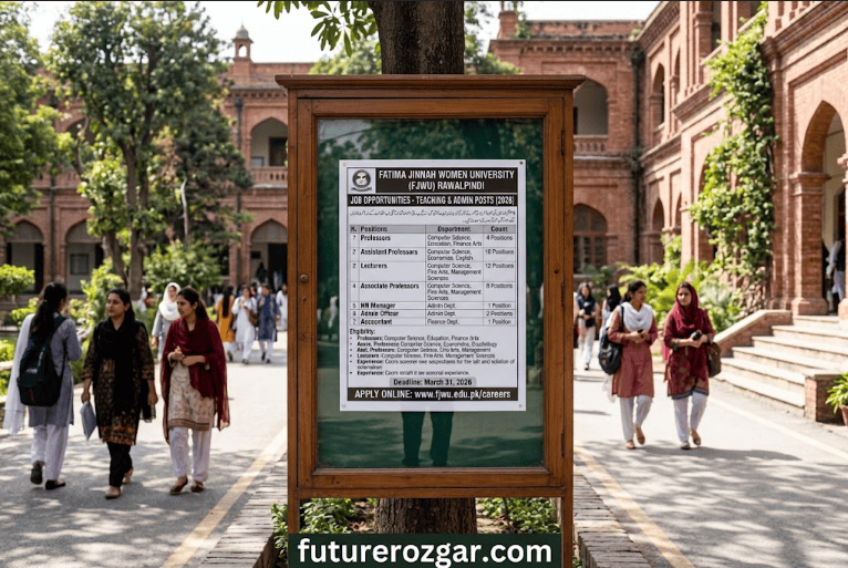 Fatima Jinnah Women University FJWU Jobs 2026