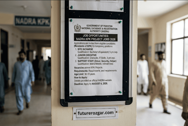 NADRA KPK Project Jobs 2026