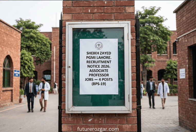 Sheikh Zayed PGMI Lahore Associate Professor Jobs 2026