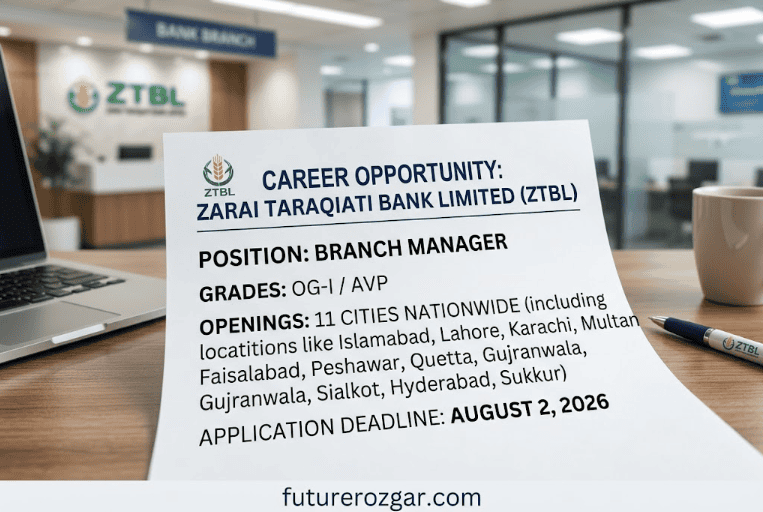 ZTBL Branch Manager Jobs 2026