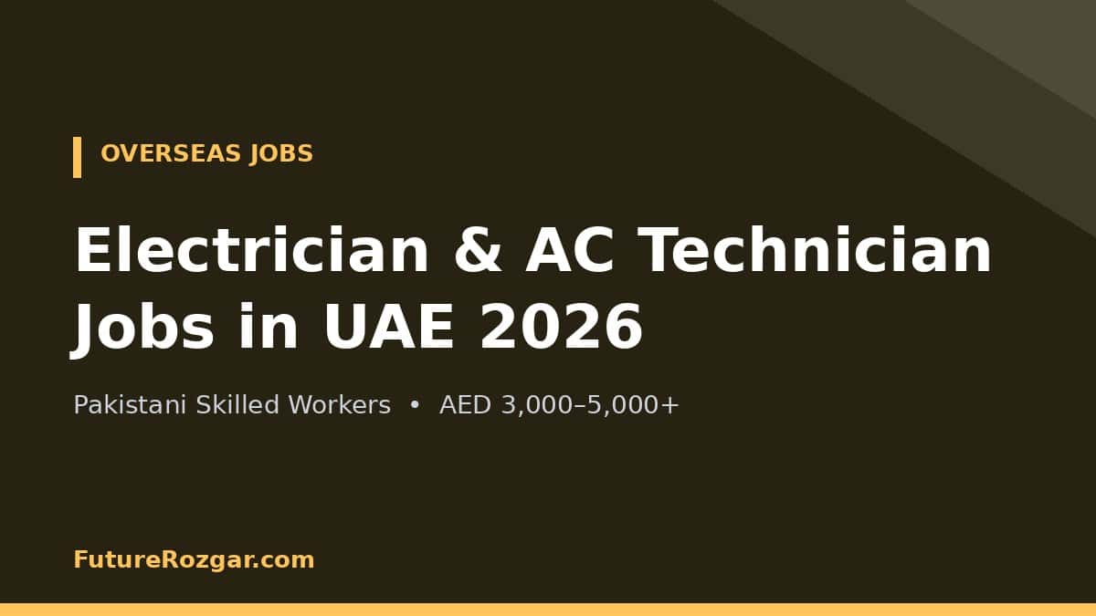 Electrician Ac Technician Jobs UAE