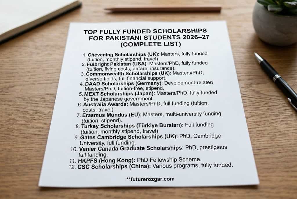 Pakistani Scholarships 2026