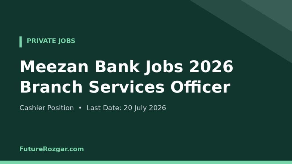 Meezan Bank Jobs