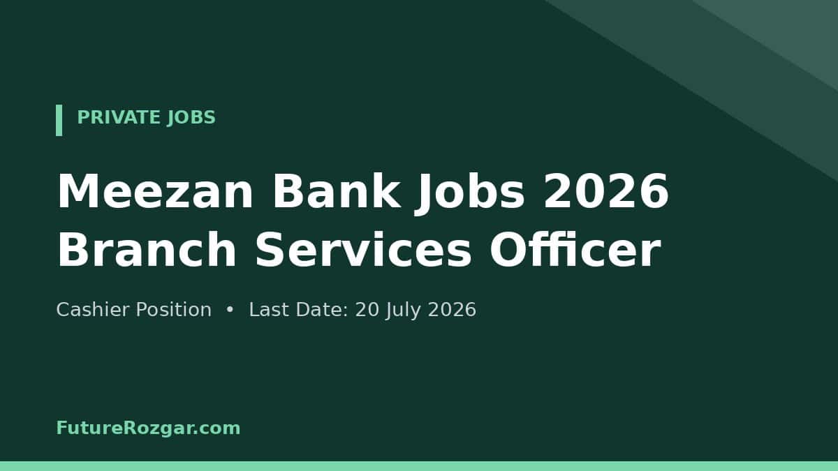 Meezan Bank Jobs