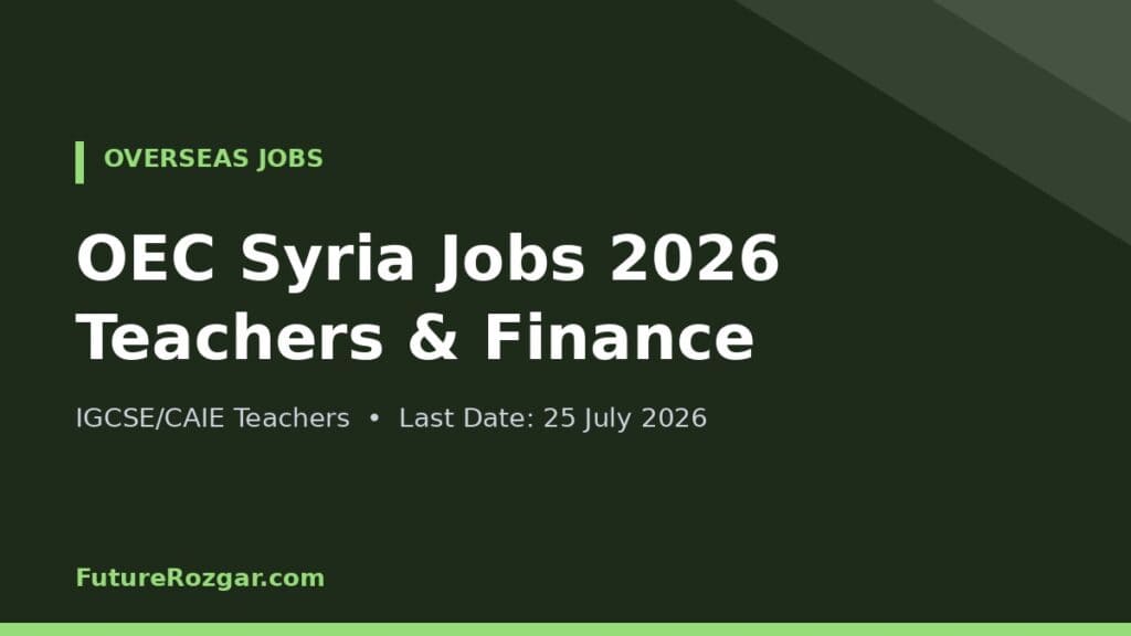 OEC Syria Jobs