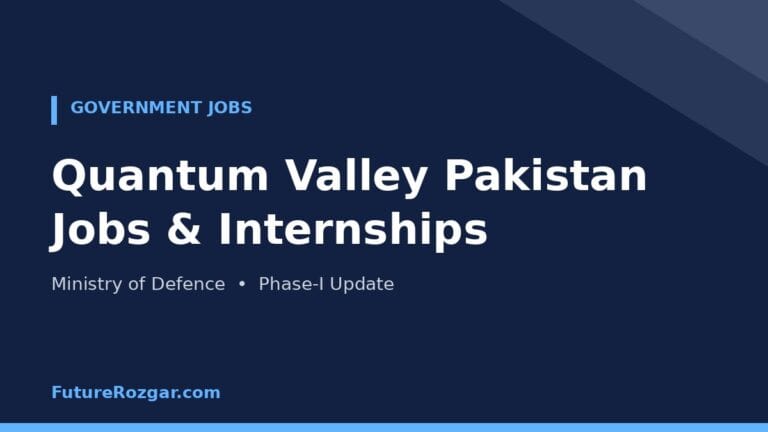 Quantum Valley Pakistan Jobs Internship