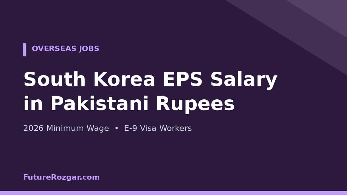 South Korea EPS Salary Pkr