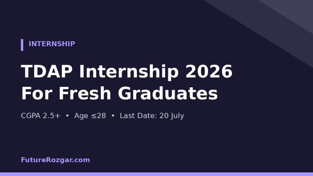 TDAP Internship