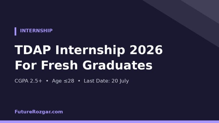 TDAP Internship