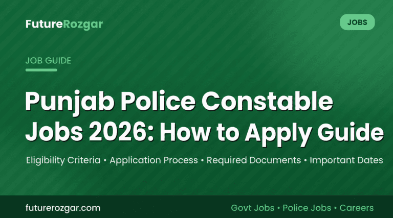 Punjab Police constable jobs 2026