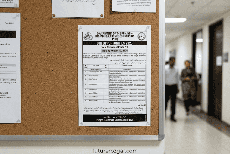 Punjab Healthcare Commission PHC Jobs 2026