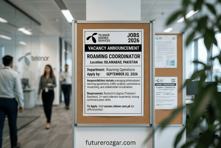Telenor Roaming Coordinator Job 2026