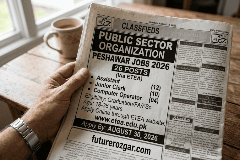 Public Sector Organization Peshawar Jobs 2026