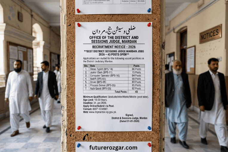 District Sessions Judge Mardan Jobs 2026